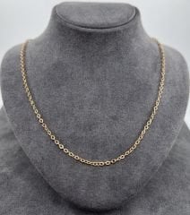 14 AYAR ALTIN ZİNCİR 45 CM UZUNLUK