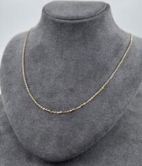 14 AYAR ALTIN ZİNCİR 50 CM UZUNLUK