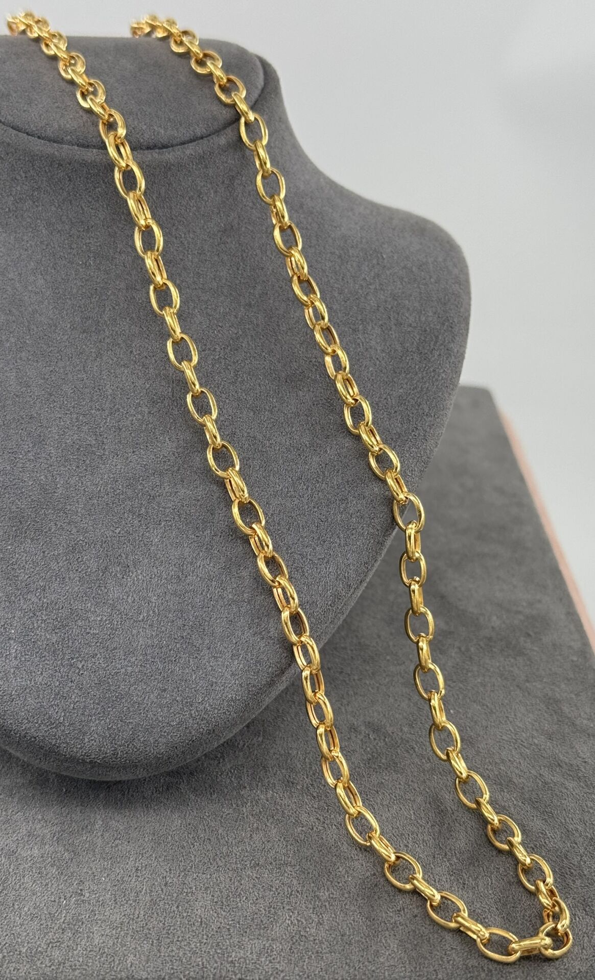 22 AYAR ALTIN ZİNCİR 55 CM UZUNLUK