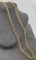 22 AYAR ALTIN ZİNCİR 55 CM UZUNLUK