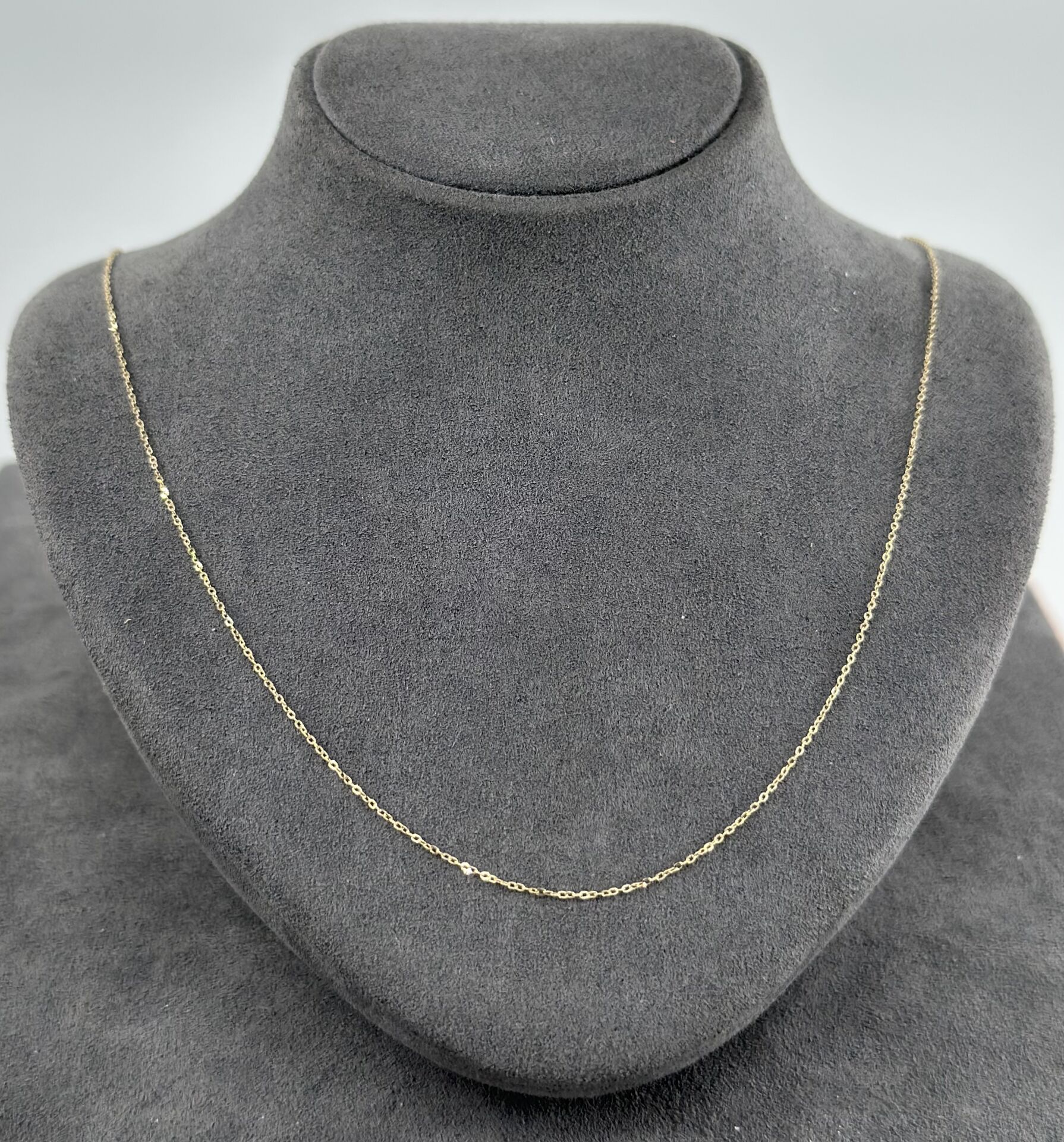 14 AYAR ALTIN HAYALET ZİNCİR 50 CM UZUNLUK