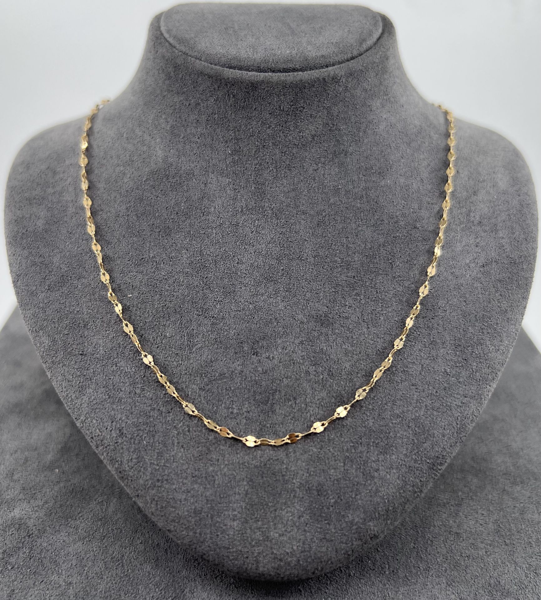 14 AYAR ALTIN SİNGAPUR ZİNCİR 50 CM UZUNLUK