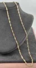 14 AYAR ALTIN SİNGAPUR ZİNCİR 55 CM UZUNLUK