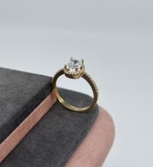 14 AYAR ALTIN OVAL BAGET YÜZÜK