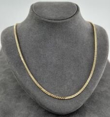 14 AYAR ALTIN PALMİYE ZİNCİR 55 CM UZUNLUK