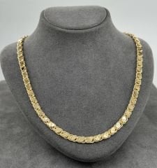 14 AYAR ALTIN PULLU ZİNCİR 60 CM UZUNLUK