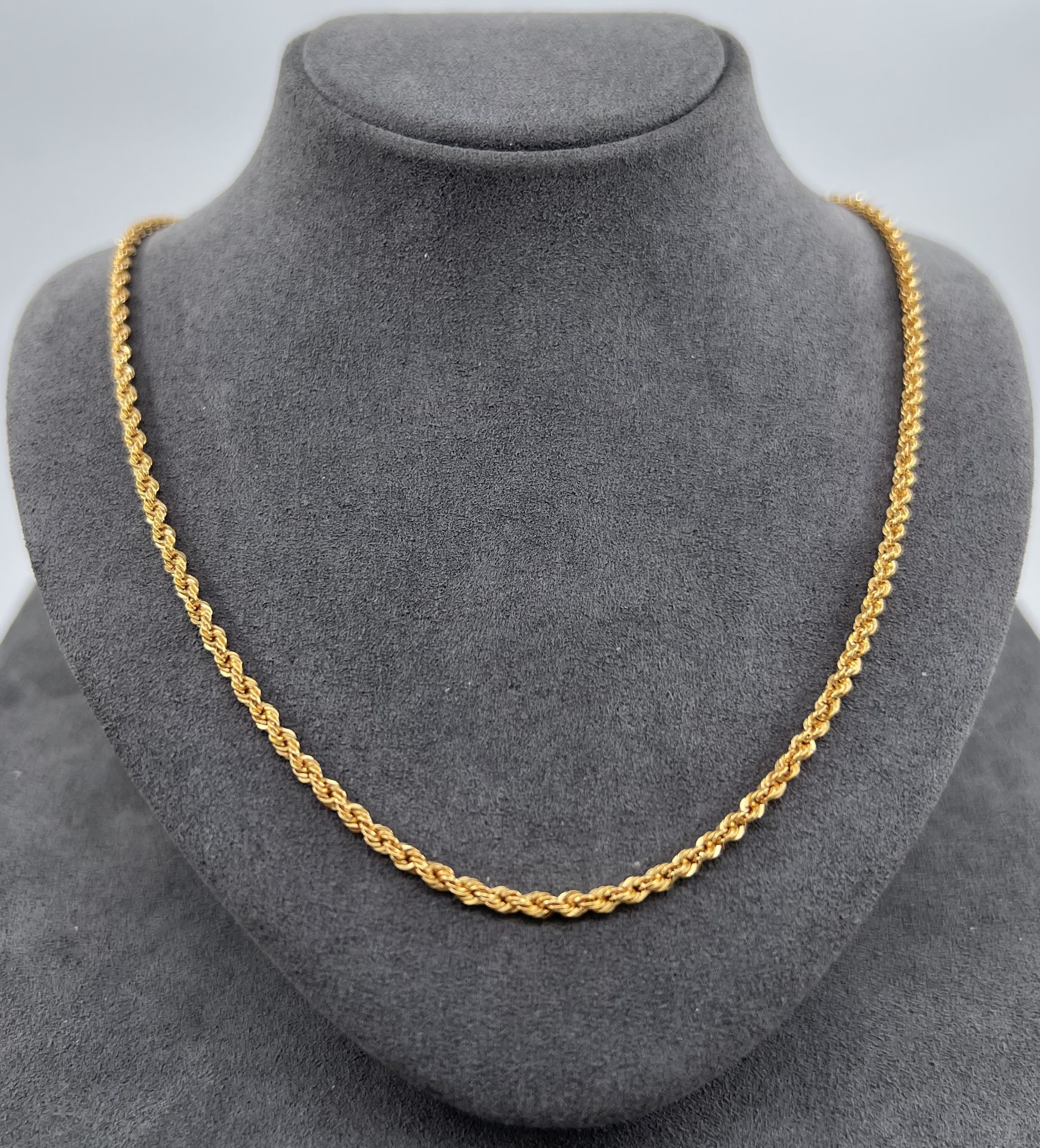 22 AYAR ALTIN HALAT ZİNCİR 65 CM UZUNLUK