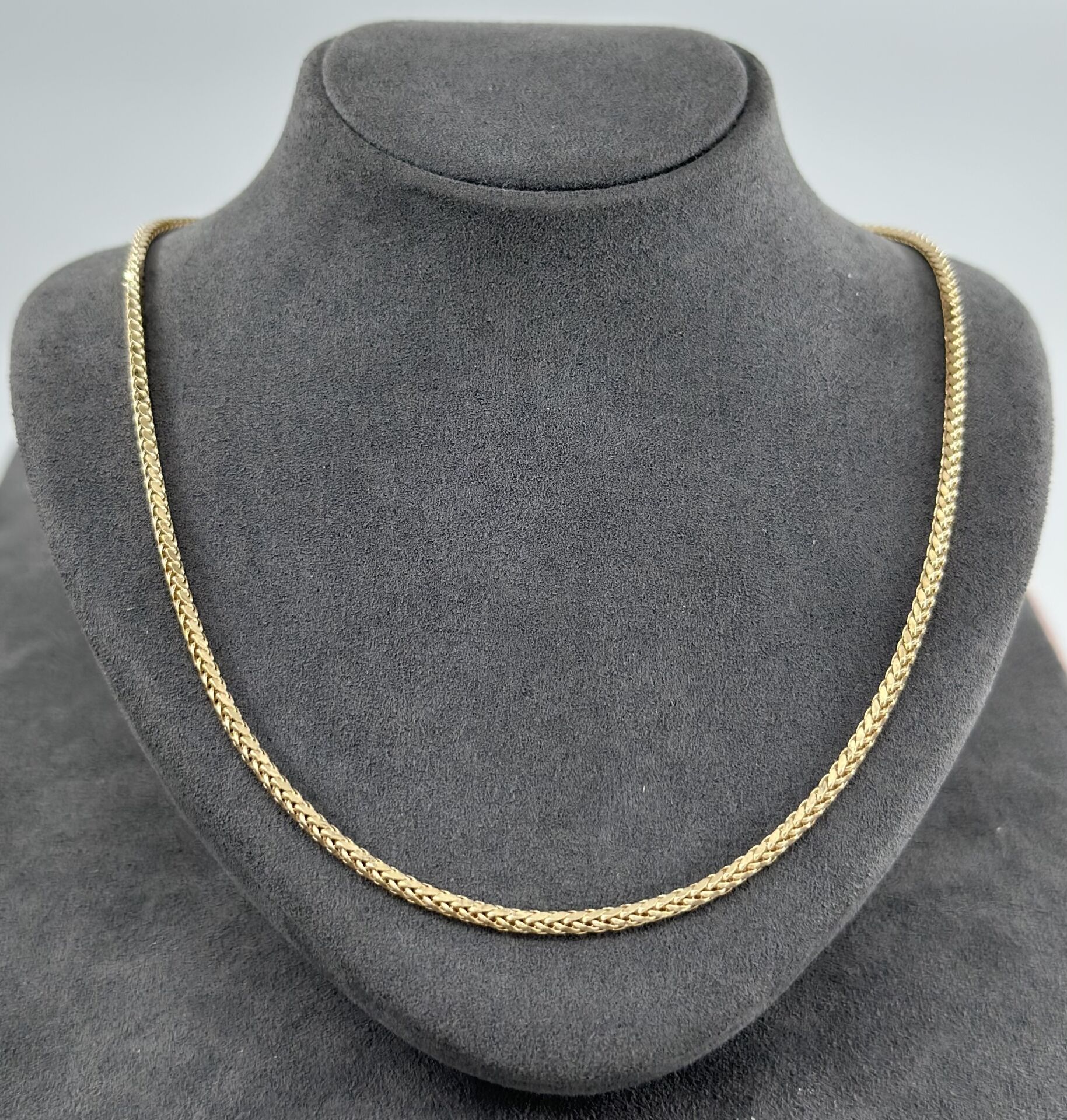 14 AYAR ALTIN PALMİYE ZİNCİR 50 CM UZUNLUK