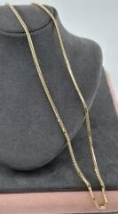 14 AYAR ALTIN PALMİYE ZİNCİR 50 CM UZUNLUK