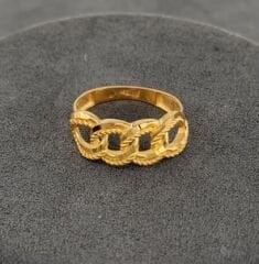 22 AYAR ALTIN SAMANYOLU YÜZÜK