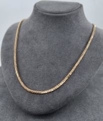 14 AYAR ALTIN PALMİYE ZİNCİR 60 CM UZUNLUK