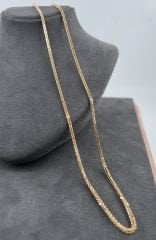 14 AYAR ALTIN PALMİYE ZİNCİR 60 CM UZUNLUK