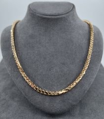 14 AYAR ALTIN PALMİYE ZİNCİR 60 CM UZUNLUK