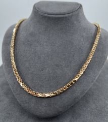 14 AYAR ALTIN PALMİYE ZİNCİR 60 CM UZUNLUK