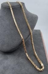 14 AYAR ALTIN PALMİYE ZİNCİR 60 CM UZUNLUK