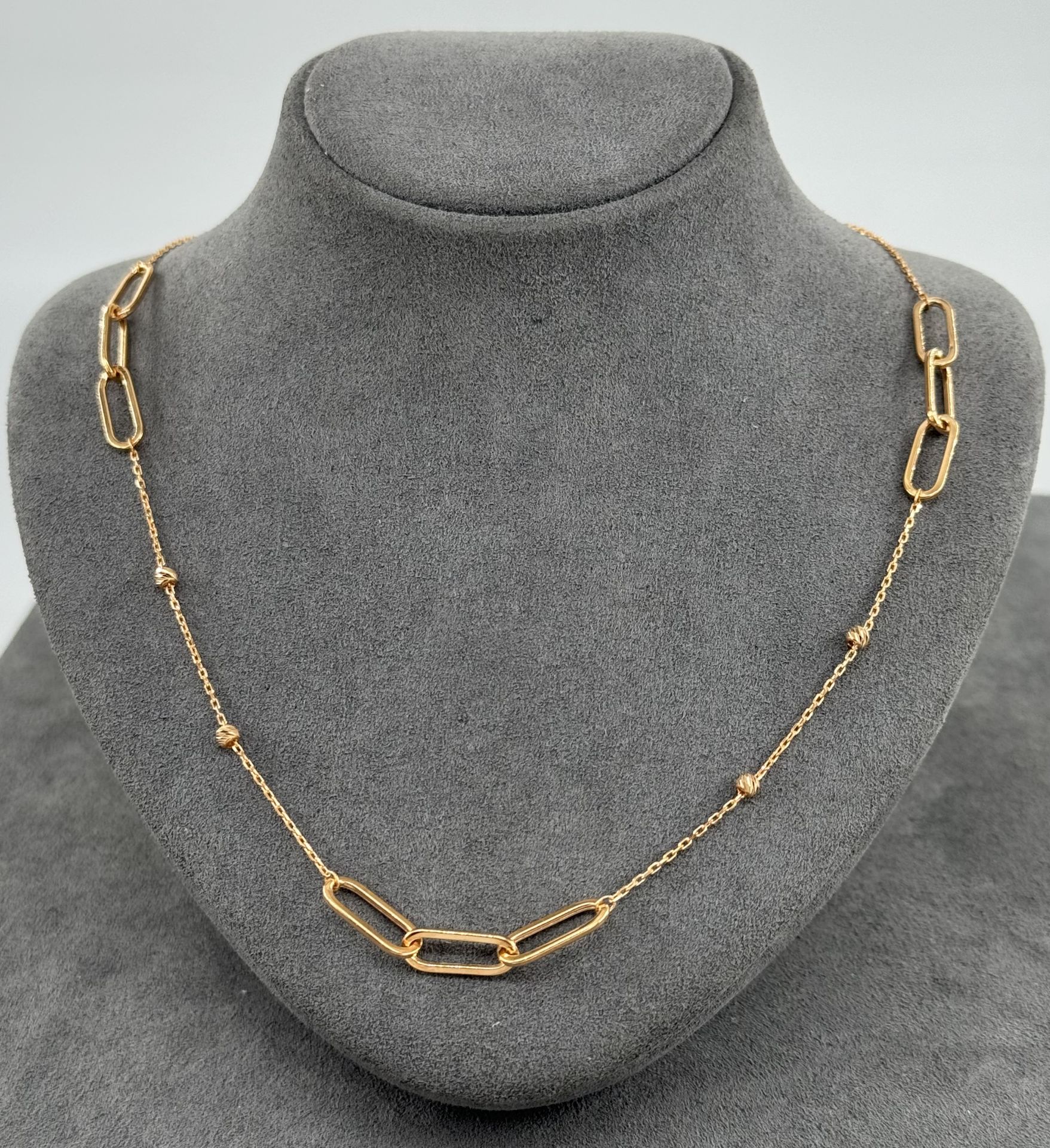 22 AYAR ALTIN DORİKA TOPLU ATAÇ KOLYE