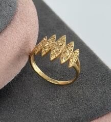 22 AYAR ALTIN KALEMLİ YÜZÜK